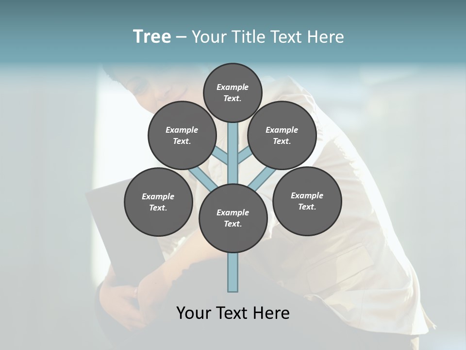 Caucasian Light Background PowerPoint Template