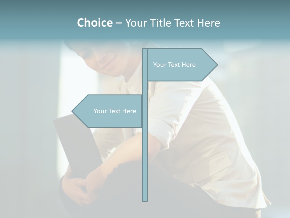 Caucasian Light Background PowerPoint Template