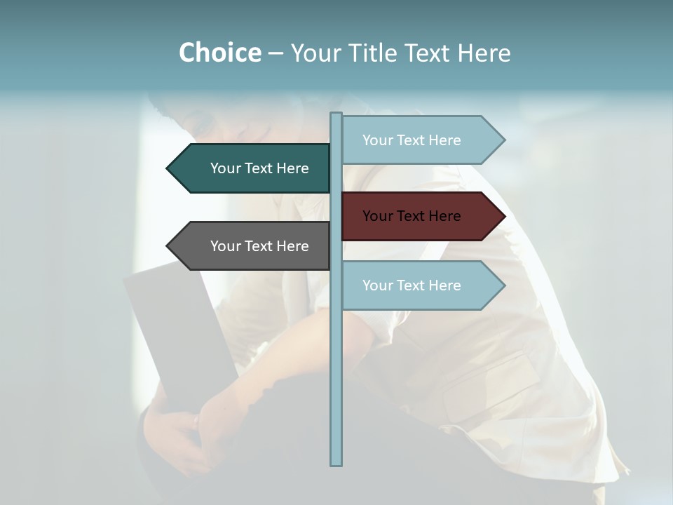 Caucasian Light Background PowerPoint Template