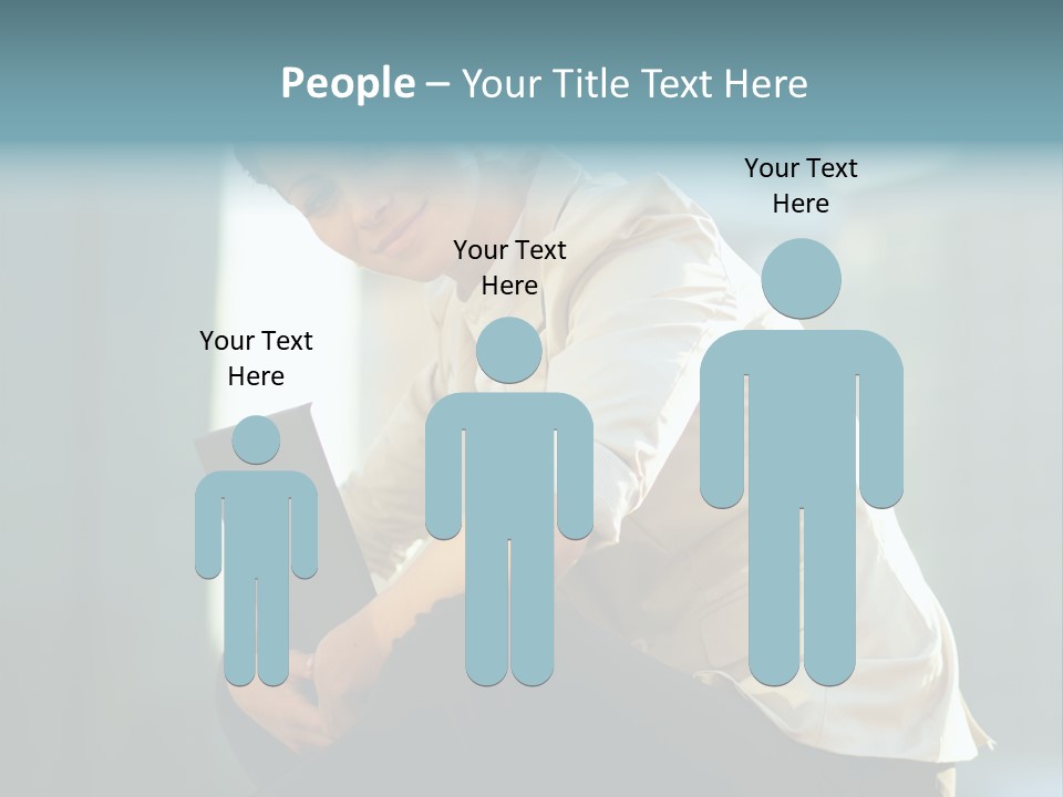 Caucasian Light Background PowerPoint Template