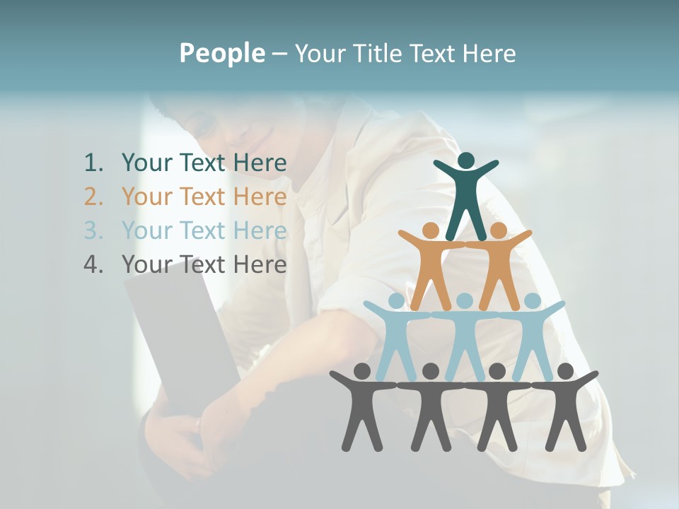 Caucasian Light Background PowerPoint Template