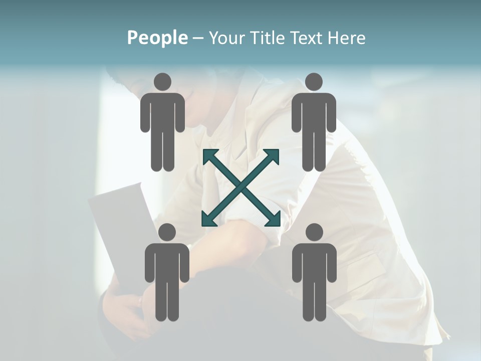 Caucasian Light Background PowerPoint Template