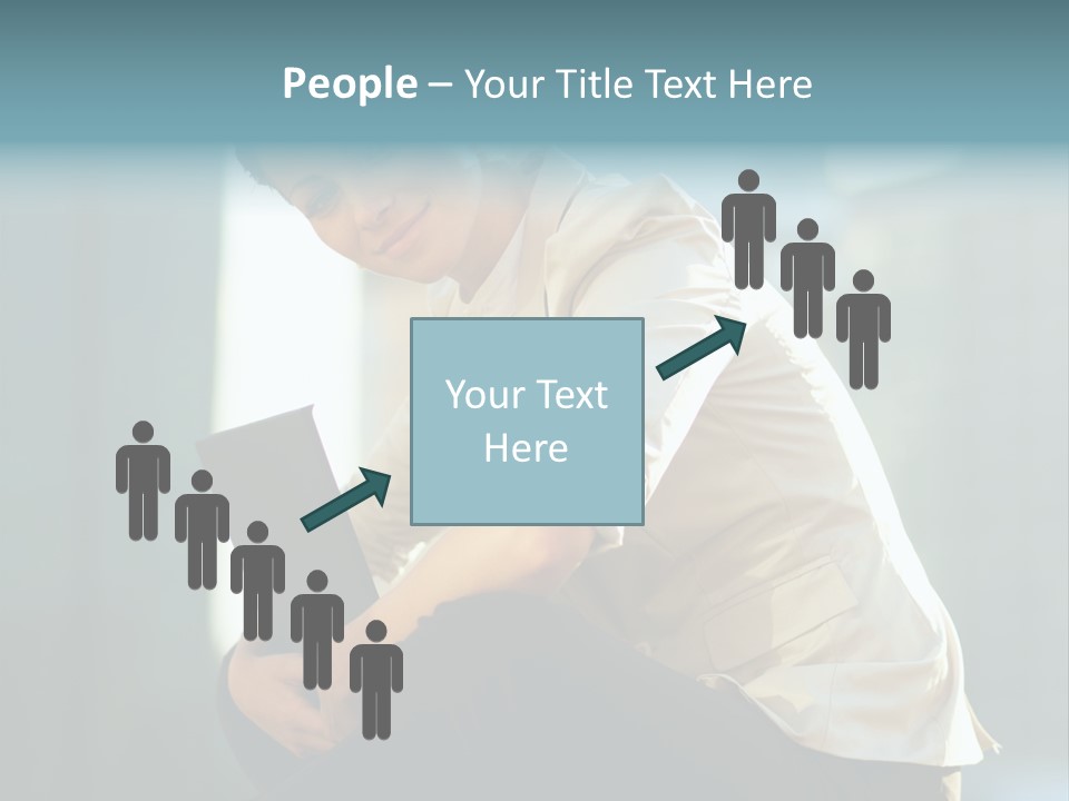 Caucasian Light Background PowerPoint Template