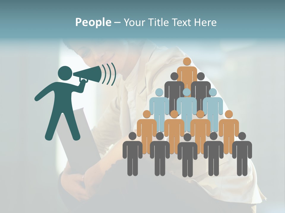 Caucasian Light Background PowerPoint Template