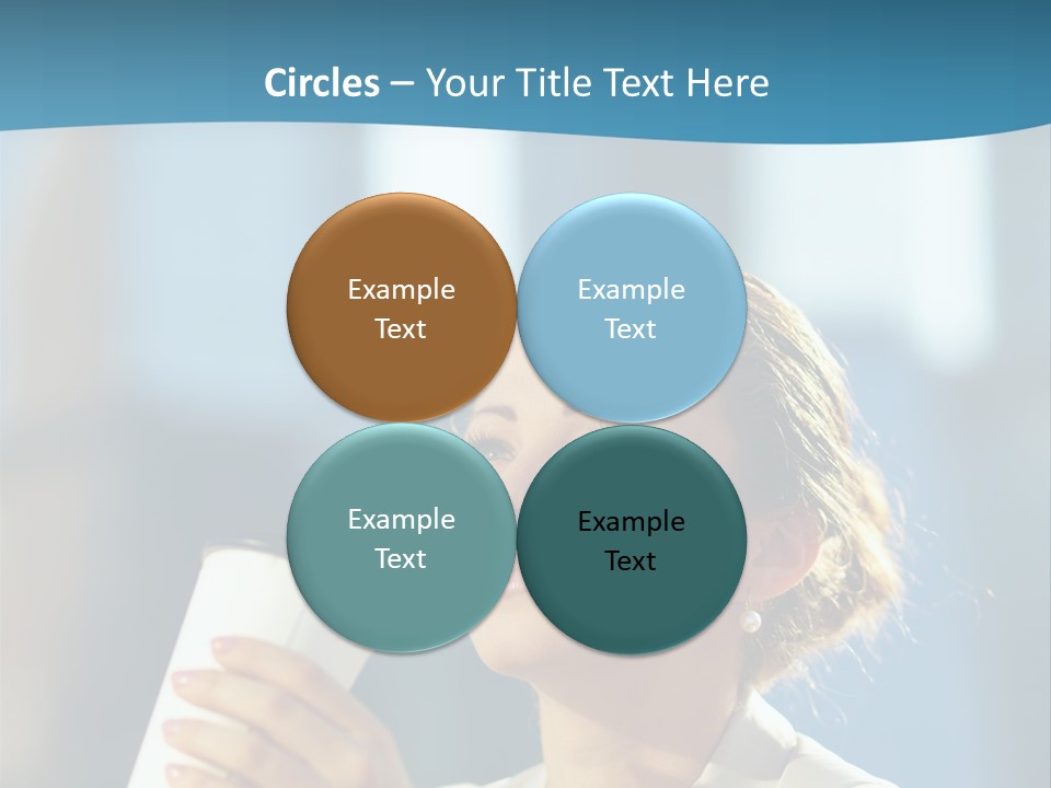 Successful Lady City PowerPoint Template