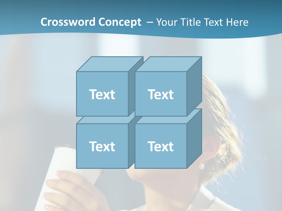 Successful Lady City PowerPoint Template