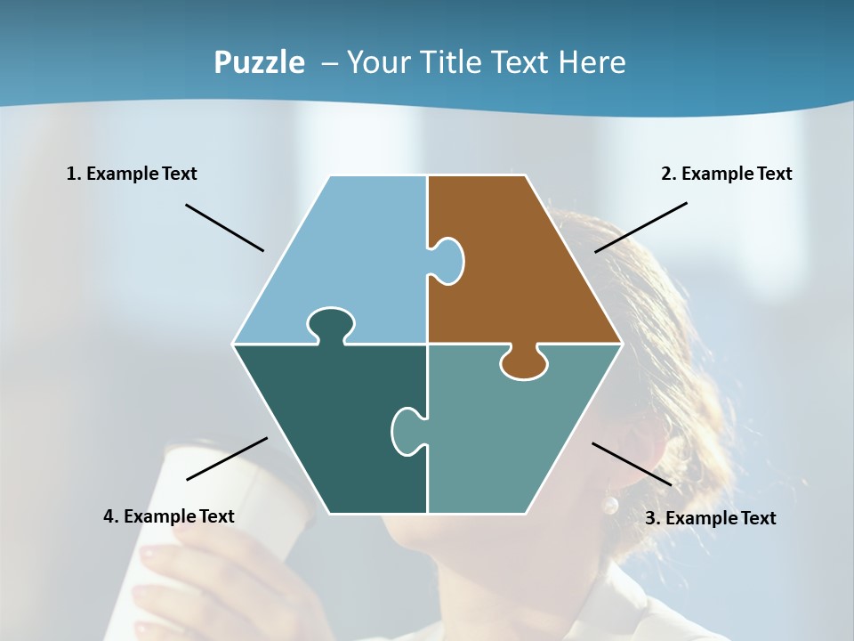 Successful Lady City PowerPoint Template