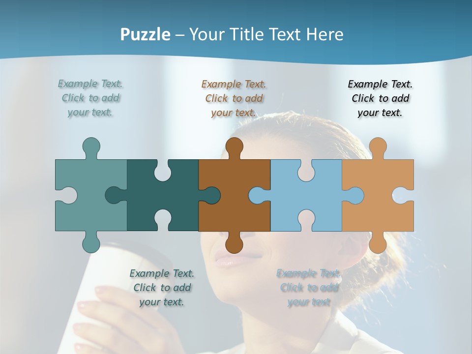 Successful Lady City PowerPoint Template