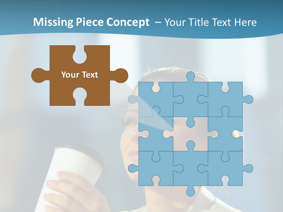 Successful Lady City PowerPoint Template