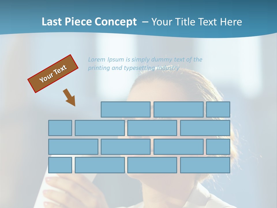 Successful Lady City PowerPoint Template