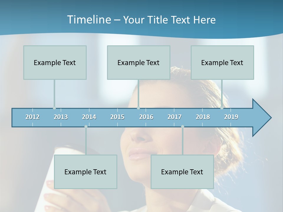 Successful Lady City PowerPoint Template