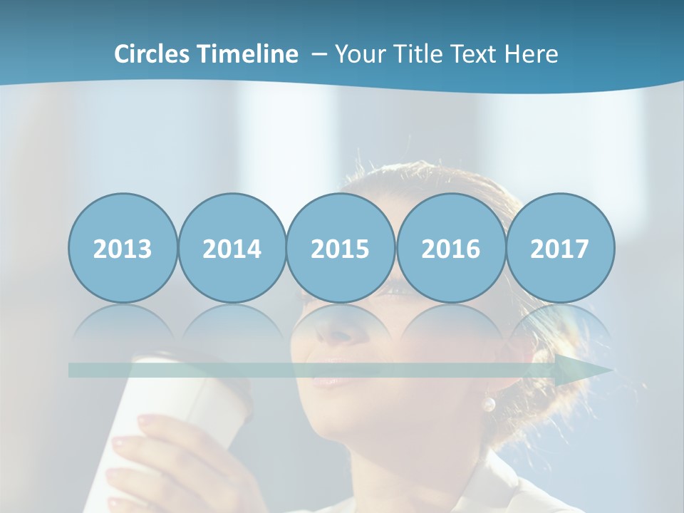 Successful Lady City PowerPoint Template