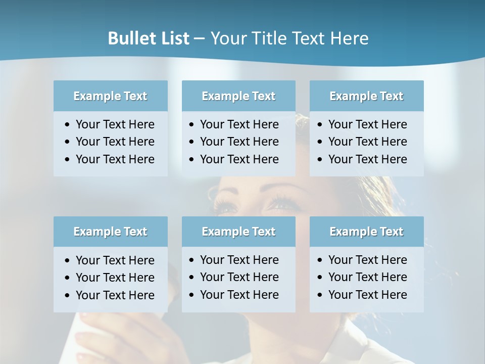 Successful Lady City PowerPoint Template