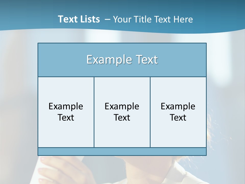 Successful Lady City PowerPoint Template