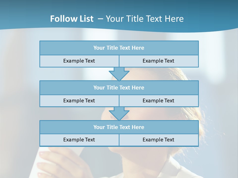 Successful Lady City PowerPoint Template