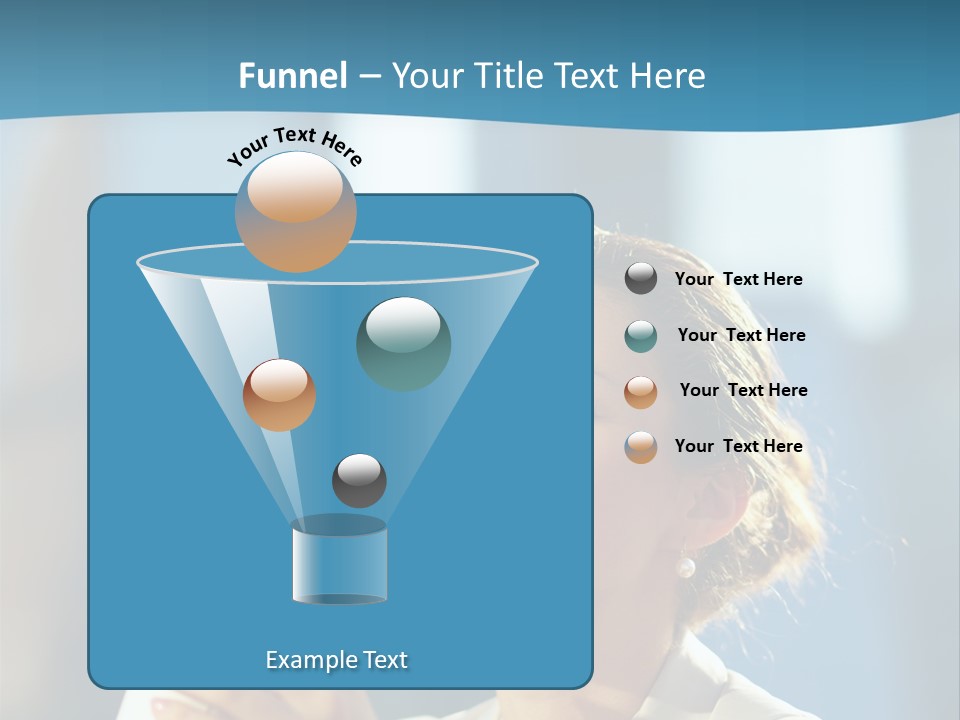 Successful Lady City PowerPoint Template