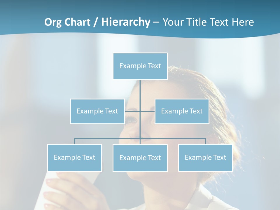 Successful Lady City PowerPoint Template