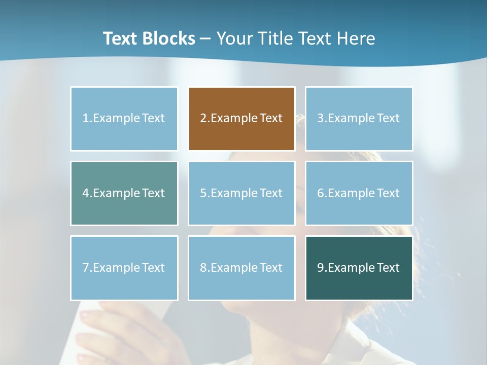 Successful Lady City PowerPoint Template