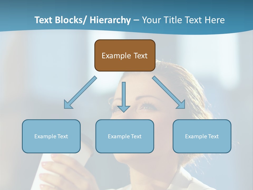 Successful Lady City PowerPoint Template