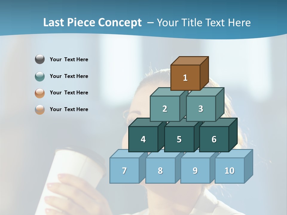 Successful Lady City PowerPoint Template