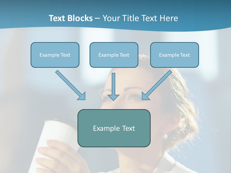 Successful Lady City PowerPoint Template