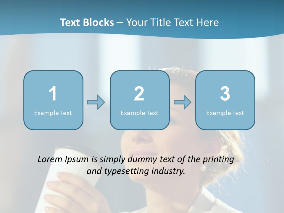 Successful Lady City PowerPoint Template