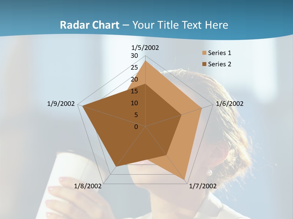 Successful Lady City PowerPoint Template