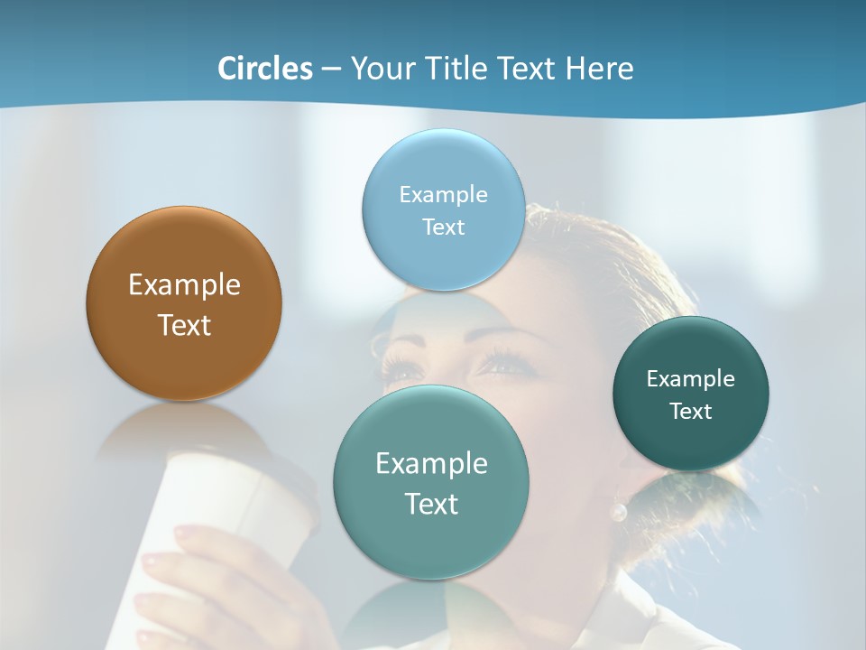 Successful Lady City PowerPoint Template