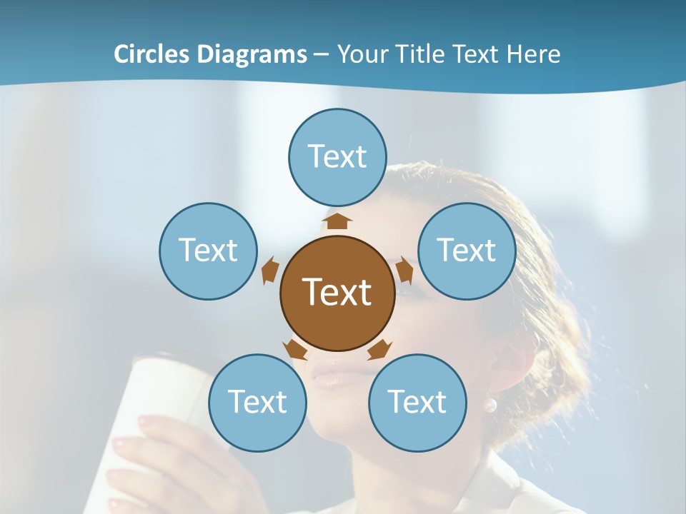 Successful Lady City PowerPoint Template