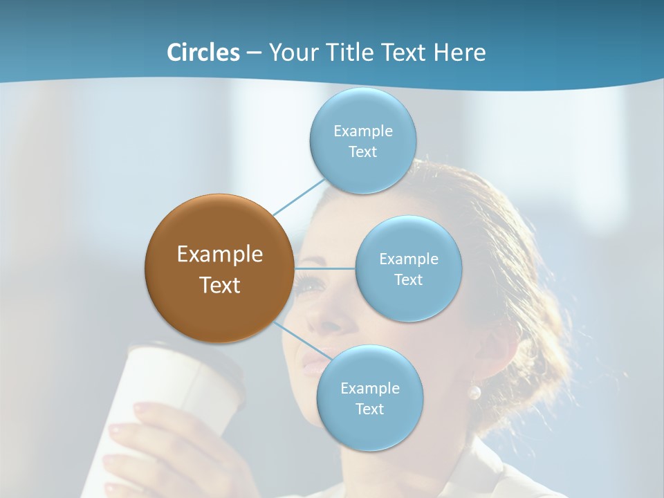 Successful Lady City PowerPoint Template