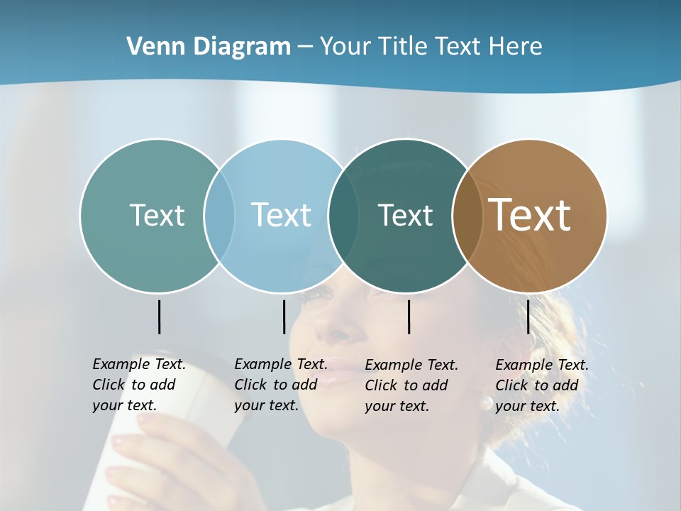 Successful Lady City PowerPoint Template