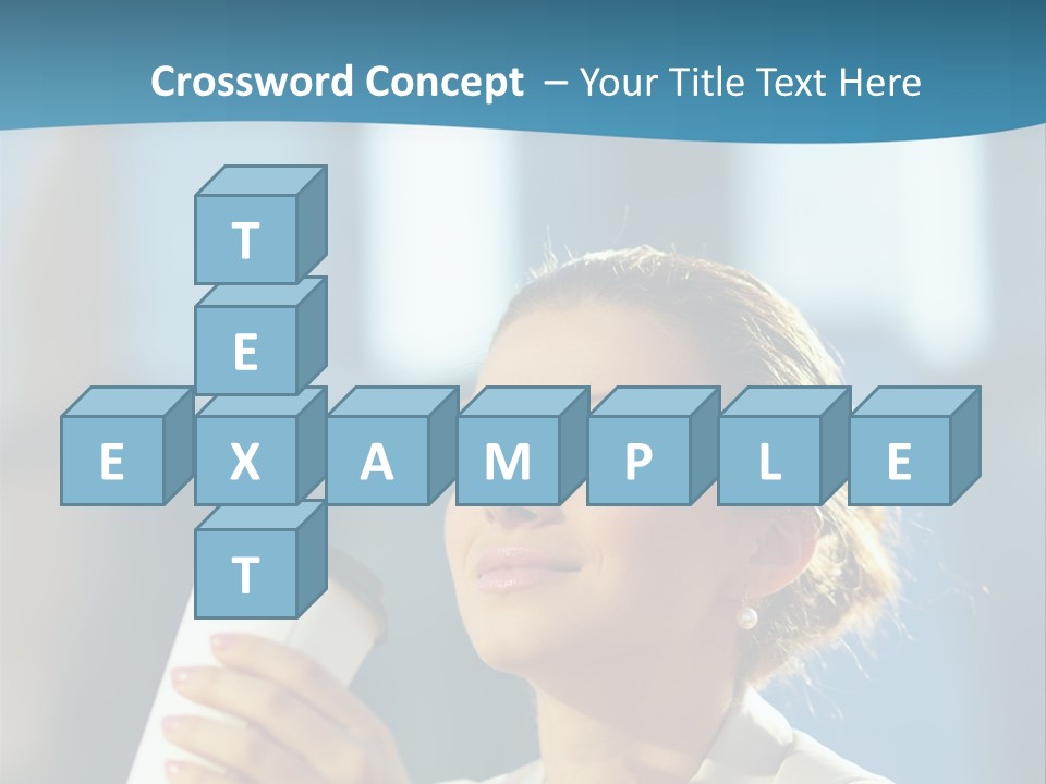 Successful Lady City PowerPoint Template