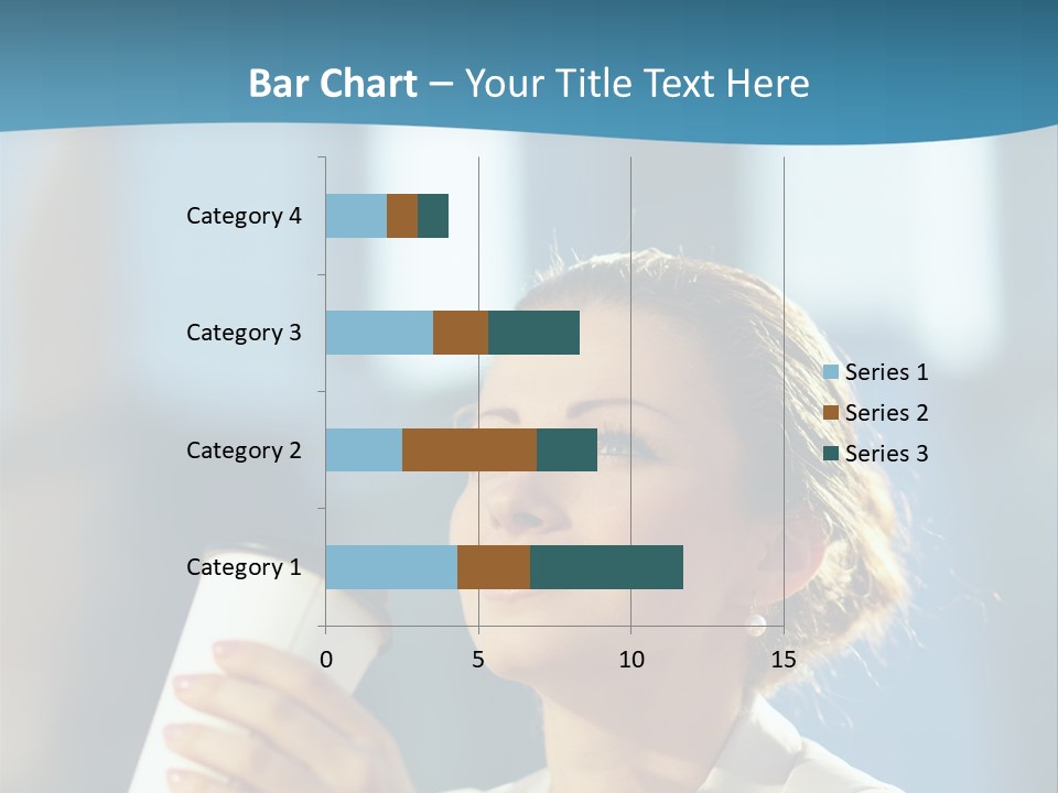 Successful Lady City PowerPoint Template