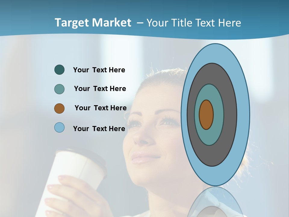 Successful Lady City PowerPoint Template