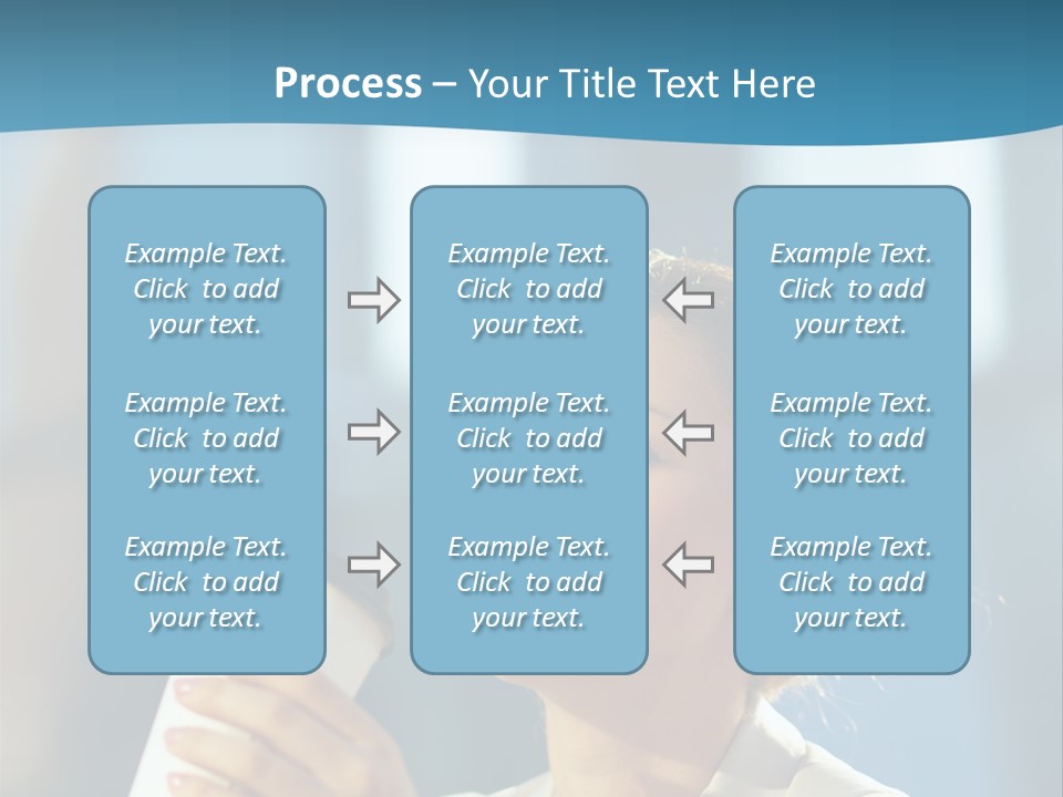 Successful Lady City PowerPoint Template