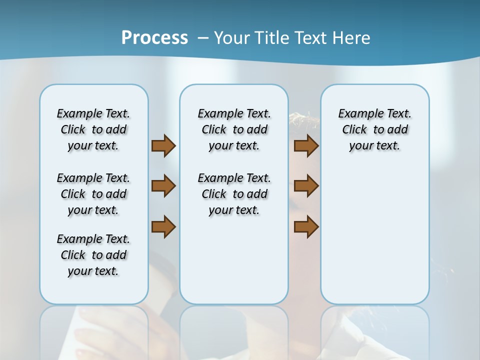 Successful Lady City PowerPoint Template