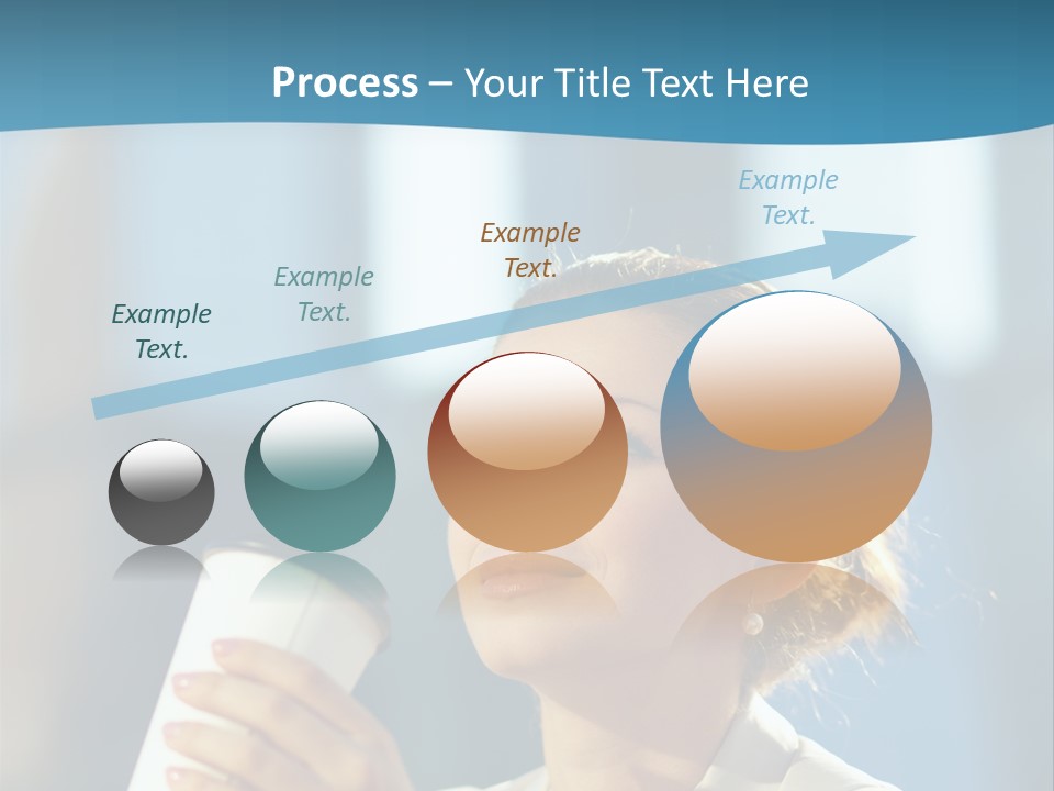 Successful Lady City PowerPoint Template