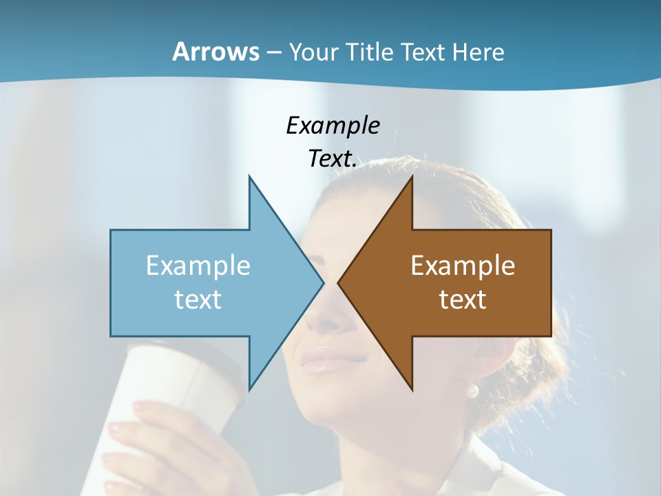 Successful Lady City PowerPoint Template