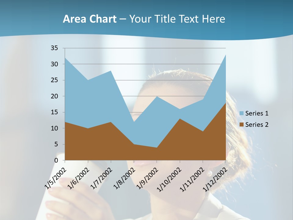 Successful Lady City PowerPoint Template