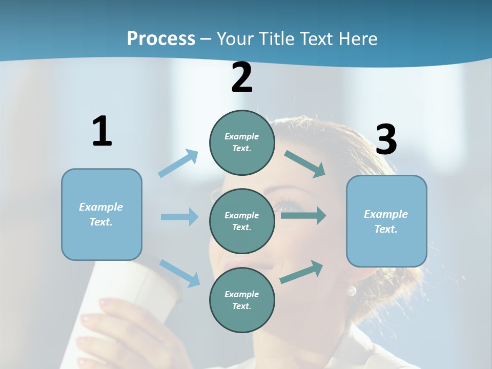 Successful Lady City PowerPoint Template