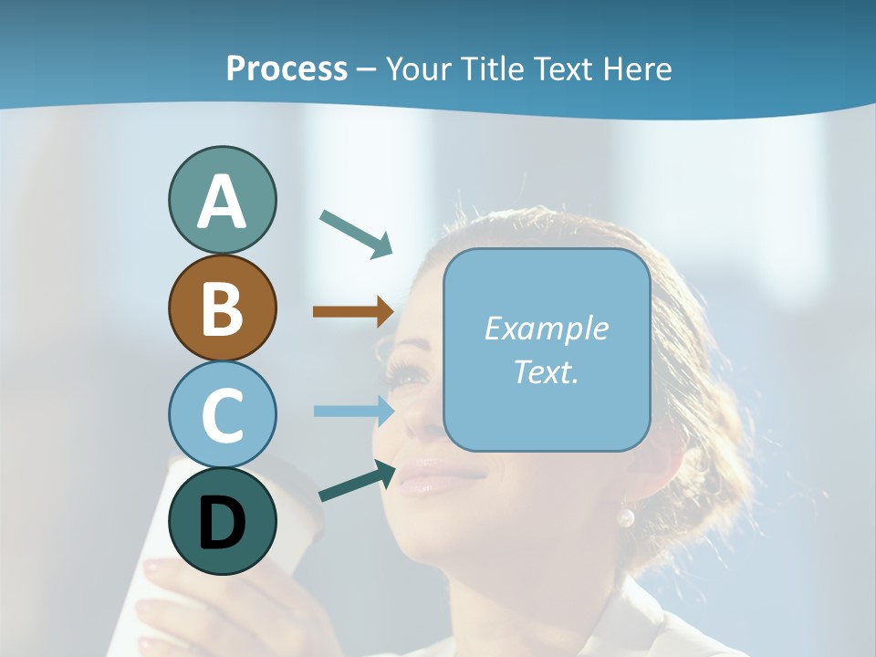 Successful Lady City PowerPoint Template