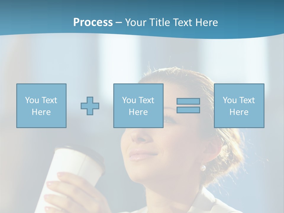 Successful Lady City PowerPoint Template