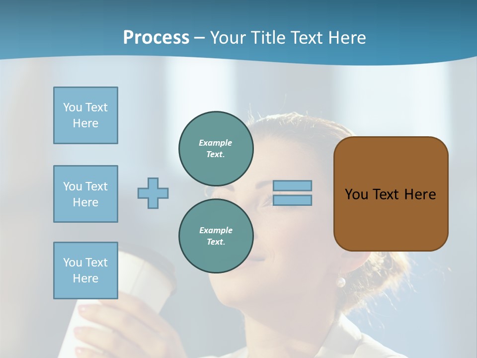 Successful Lady City PowerPoint Template