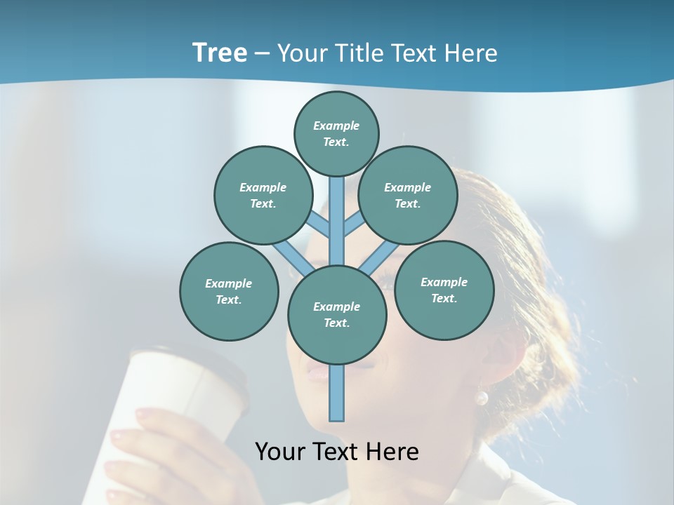 Successful Lady City PowerPoint Template