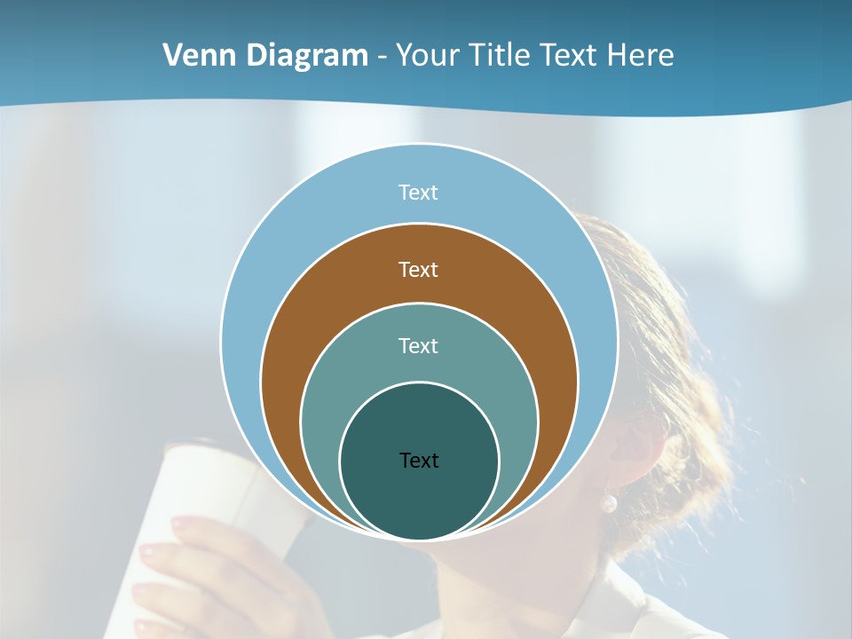 Successful Lady City PowerPoint Template