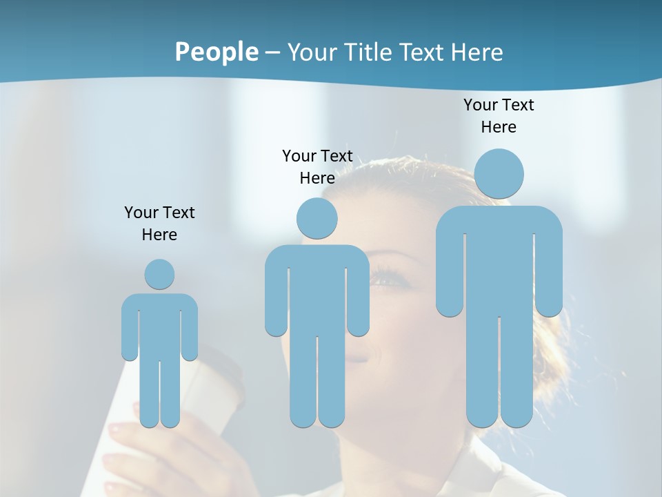 Successful Lady City PowerPoint Template