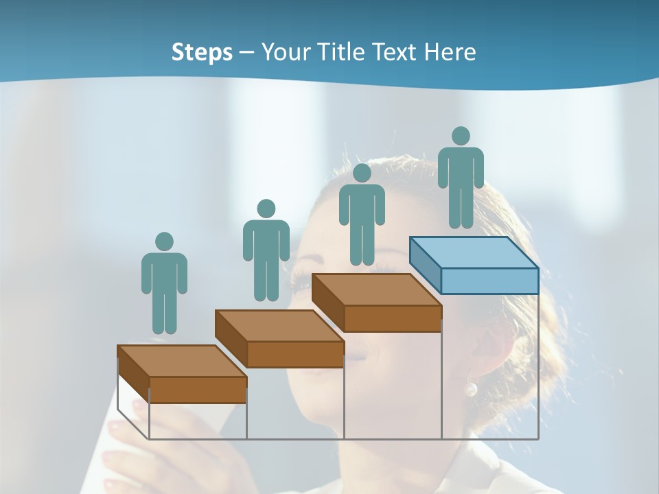 Successful Lady City PowerPoint Template