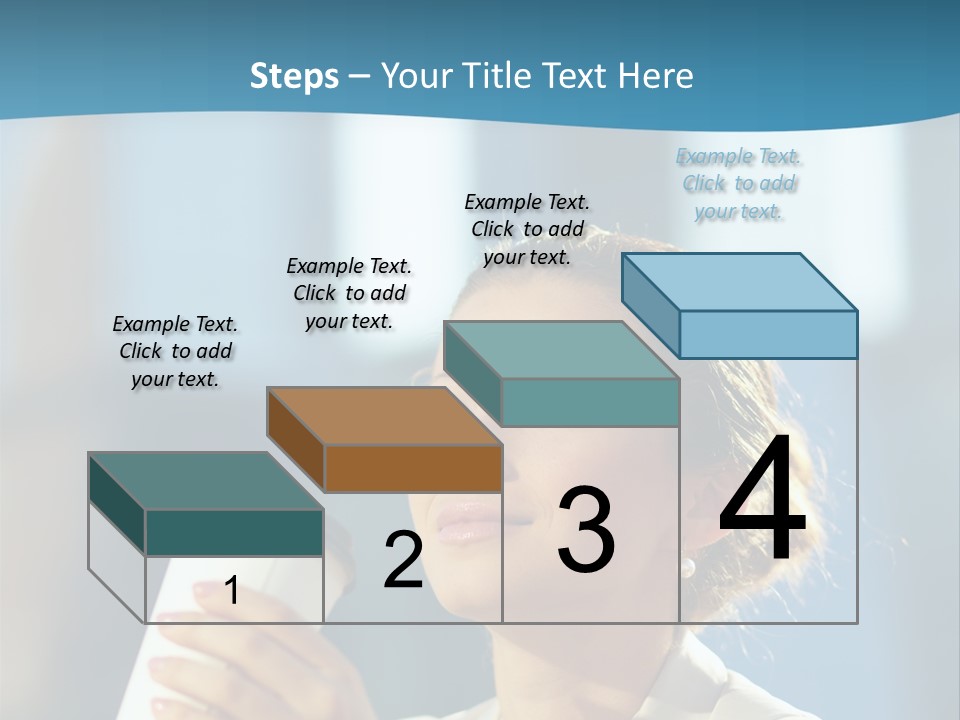 Successful Lady City PowerPoint Template