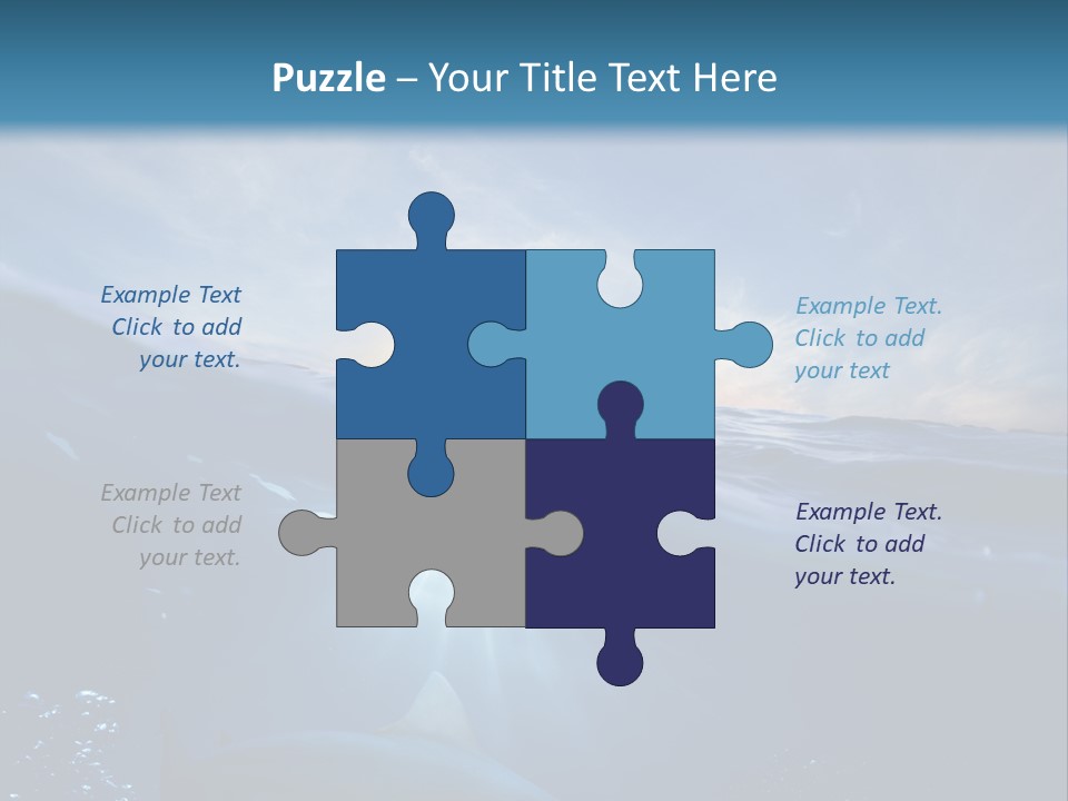 Brightly Bull Shark Air PowerPoint Template