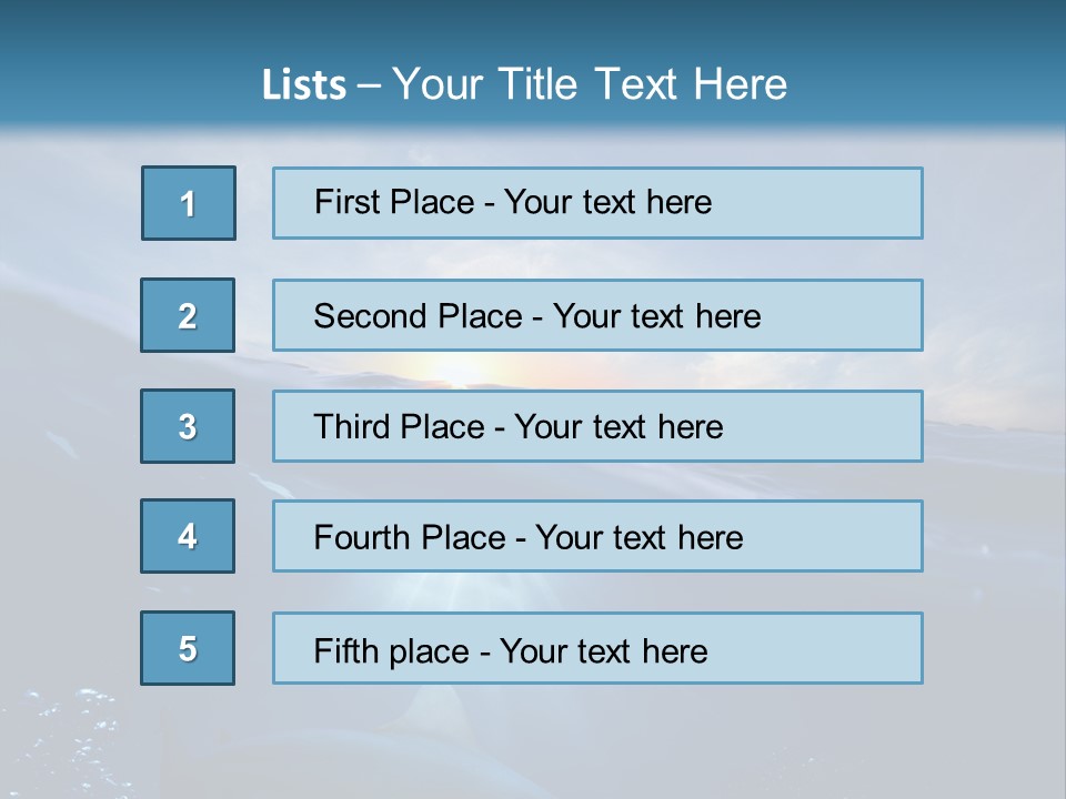 Brightly Bull Shark Air PowerPoint Template